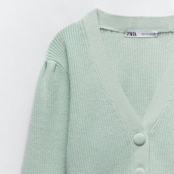 ZARA V-Neck Cardigan NWT - Picture 9 of 10